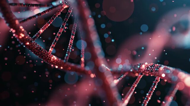 Macro shot high fidelity gene code resolution amplifying toward 8K clarity abstraction, future medicine visualization, gene-based therapy