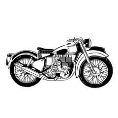 Obraz premium vintage bicycle isolated