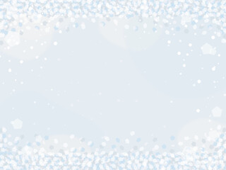 キラキラ雪の背景