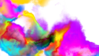 colorful smoke cloud fog dust isolated on transparent background. Colorful smoke smog misty fog steam explosion special effect. Smoke texture