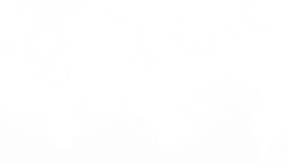 Realistic white clouds fog overlay isolated on the transparent background