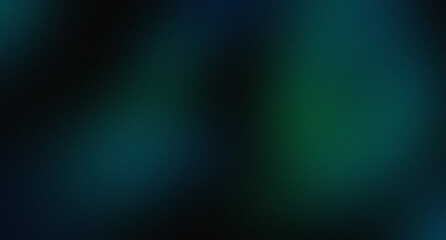 black Abstract background with noisy gradient Emerald Green teal with Grain Detail Texture