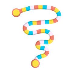 Obraz premium Simbol Board Game Path