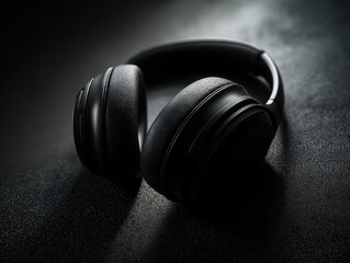 Immersive sound experience with these sleek black headphones, perfect for music lovers seeking focus and escape with modern style and high quality audio