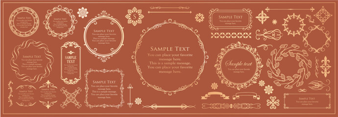 Christmas Frame Decoration Set