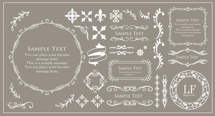 Christmas Frame Decoration Set