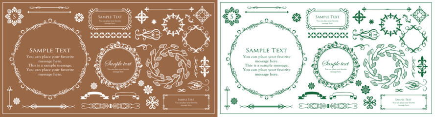 Christmas Frame Decoration Set