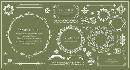 Christmas Frame Decoration Set