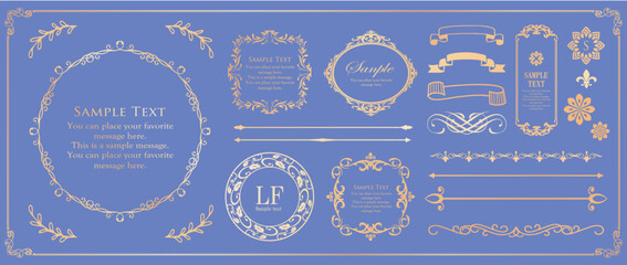 Christmas Frame Decoration Set