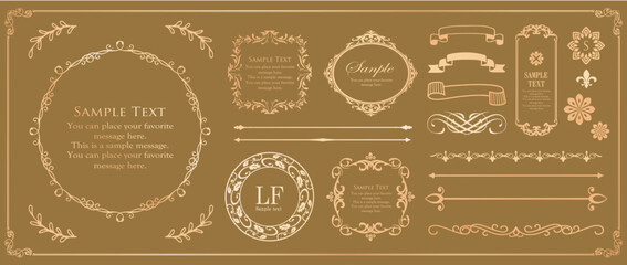 Christmas Frame Decoration Set