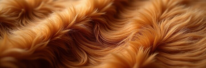Luxurious brown fur texture, soft, warm close-up, fur, design, texture