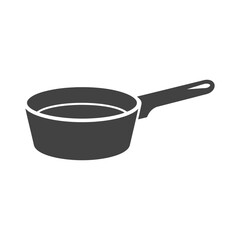 Saucepan Icon Illustration Icon on White Background Vector Art Illustration on white background.