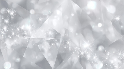 光輝くシルバーのビジネス背景「AI生成画像」
