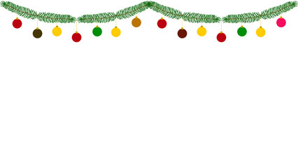 Png image of christmas garland holiday decoration ornament celebration festive xmas season winter december jpg image of on transparent background