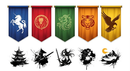 Illustration fantasy graphics collection