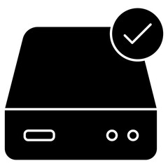 Hard drive icon, Data Storage Drive, Computer Hard Disk, Digital Memory Device, Backup Storage Unit