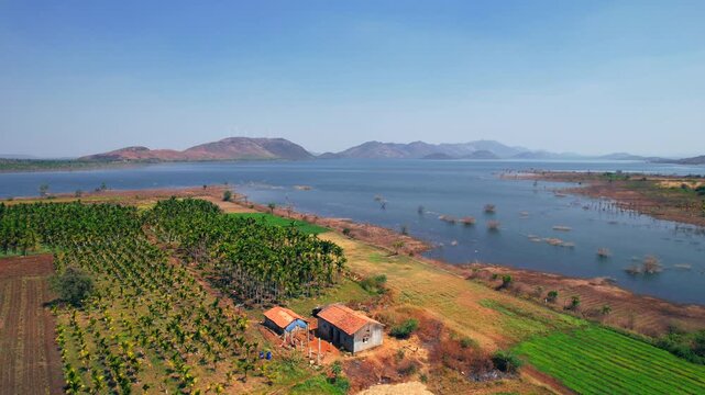 water in the lake, backwaters