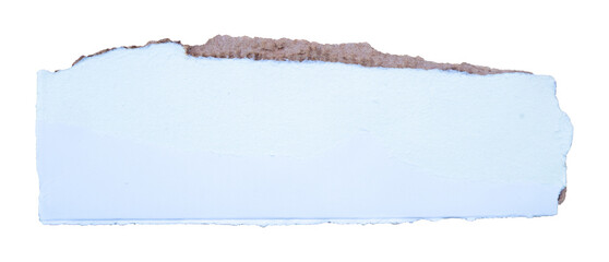 Fototapeta premium white torn paper with transparent edges