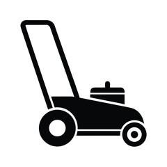 Lawn Mower Garden Equipment Icon