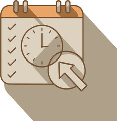 Abstract geometric design with vibrant color palette and classic typography