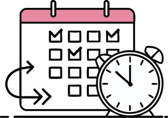 Abstract geometric design with vibrant color palette and clean typography