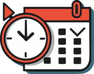 Abstract geometric design with vibrant color accents