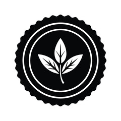 Leaf Circle Eco Friendly Badge