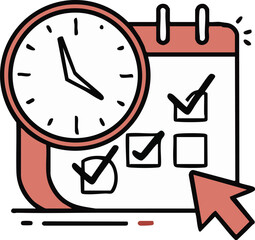 Abstract geometric design with vibrant color palette