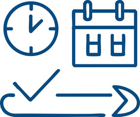 Abstract graphic design with vibrant color palette and clean lines