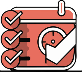 Abstract geometric pattern with vibrant color accents and text elements