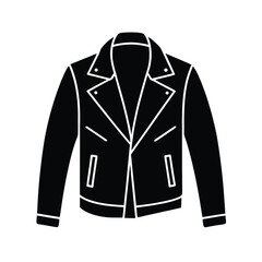 Leather Jacket Fashion Wear Icon