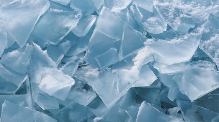 Obraz premium Stunning icy glacier landscape showcasing vibrant blue frozen ice formations, pristine winter environment, and scenic outdoor scenery perfect for travel and nature lovers