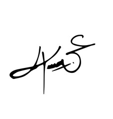 Overall Style and Form: The image features a highly stylized logo or signature, drawn with thick, flowing, connected lines, resembling calligraphy or artistic cursive.
