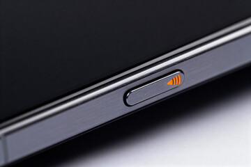 Obraz premium Smartphone Mute Switch Icon