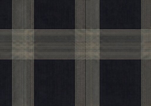 Elegant dark plaid pattern with a woven fabric texture