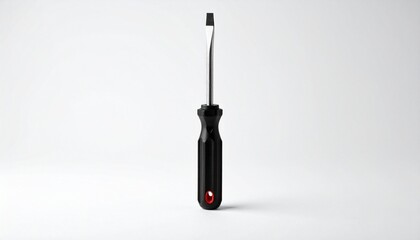 Phillips Head Screwdriver with Ergonomic Black and Orange Handle on White Background