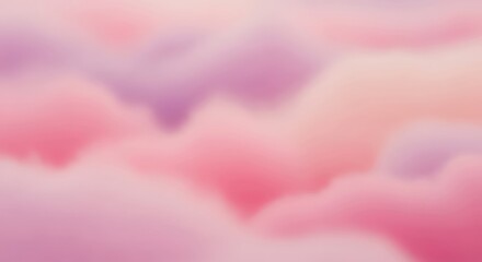 Fototapeta premium Tender Pink Mist Blur: A delicate pastel blur evoking calmness, romance, and serenity
