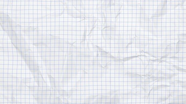 Crinkled graph paper texture with subtle blue grid for dynamic background design, perfect for creative projects or education-themed visuals, capturing a raw authentic feel - Powered by Adobe