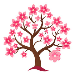 tree with pink flowers
