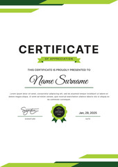 Certificate Template Design