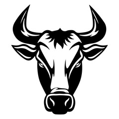 Minimalistic black and white silhouette of a human head showcasing the concept of thought and creativity during problem-solving