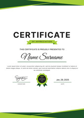 Certificate Template Design