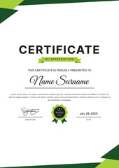 Certificate Template Design