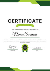 Certificate Template Design