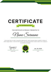 Certificate Template Design