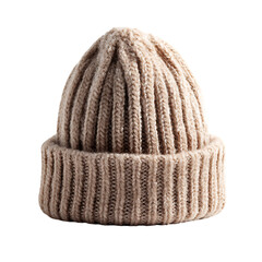 wool cap isolated on white