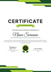 Certificate Template Design