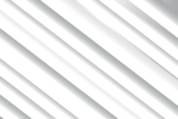 Obraz premium Abstract white and grey light gradient diagonal stripes background with modern geometric shadows for banner presentation 