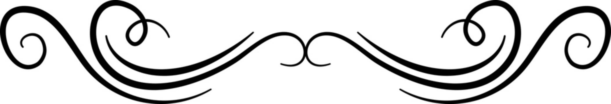 dividers vector icon, symbol, logo, clipart, isolated. vector illustration. vector illustration isolated on white background.decorative divider elements. Border florish collection. Vector.