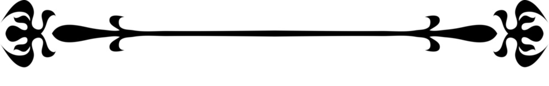 dividers vector icon, symbol, logo, clipart, isolated. vector illustration. vector illustration isolated on white background.decorative divider elements. Border florish collection. Vector.